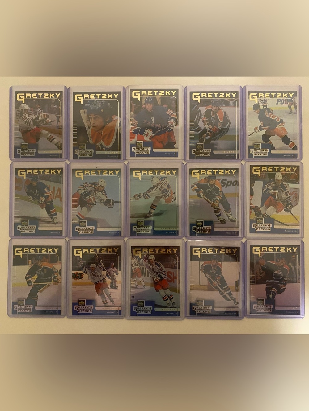 1999-00 Upper Deck "Gretzky: Performance for the Record" McDonald's set